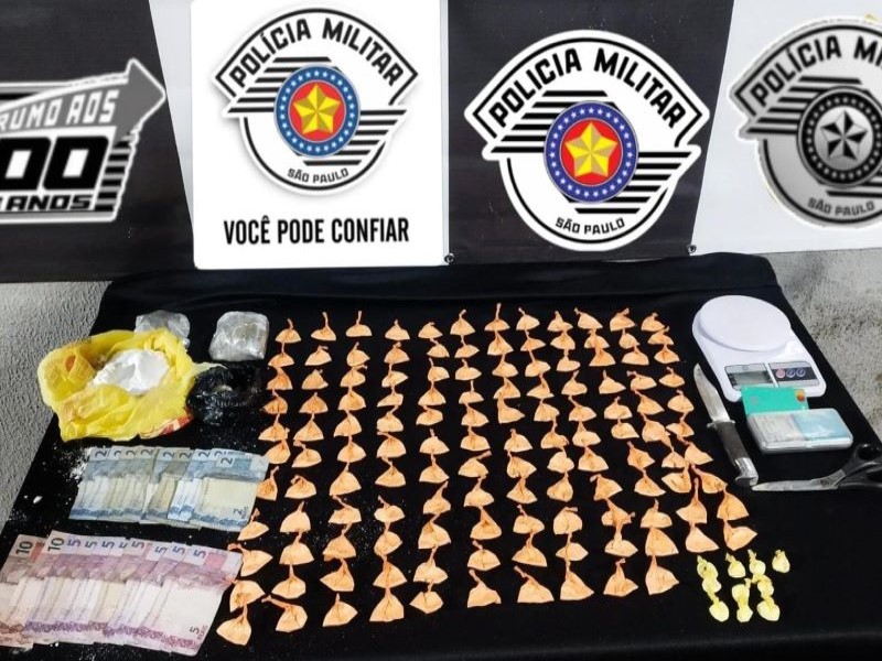 Homem procurado pela Justiça é preso com drogas em Assis