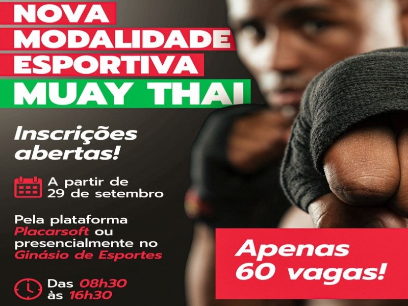 A Prefeitura de Tarumã lança nova Modalidade Esportiva: Muay Thai