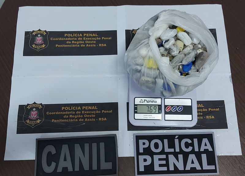 Policiais Penais apreendem mais de três quilos de drogas na Operação após saidinha