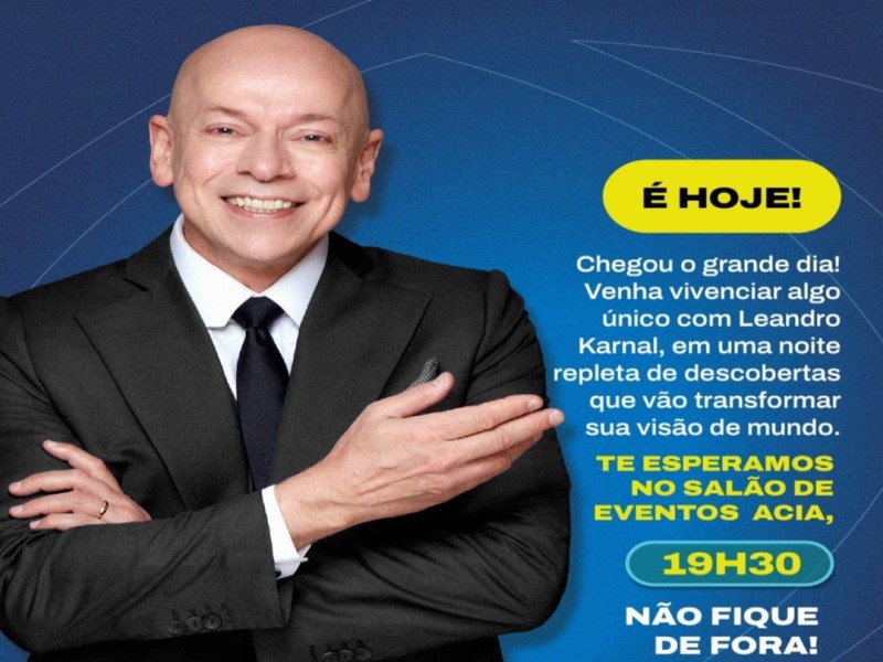 Chegou o grande dia: Leandro Karnal em Assis