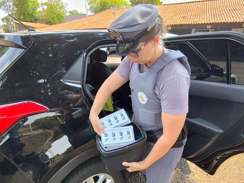 Polícia apreende medicamentos e mercadorias sem nota fiscal em Palmital