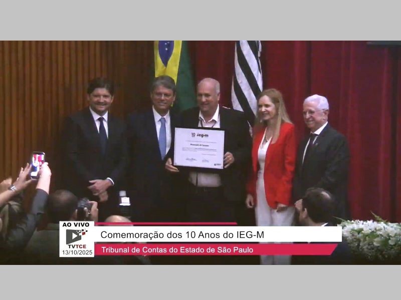 Tarumã está entre os 25 melhores municípios do Estado de São Paulo em Efetividade Fiscal - IEG-M
