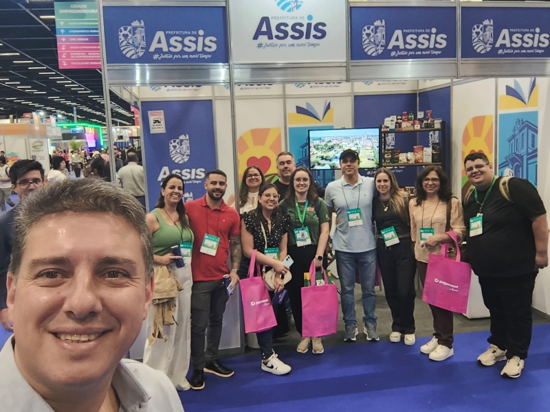 Assis marca presença na Feira do Empreendedor 2025 em São Paulo
