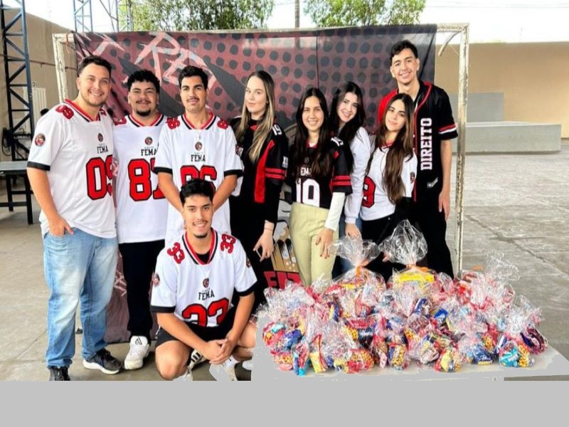 Atlética de Direito da FEMA promove ação solidária em Assis