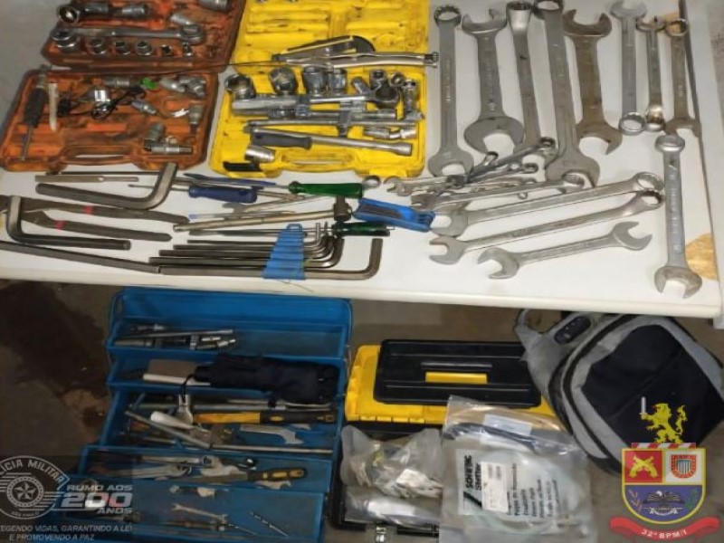 Polícia Militar evita furto e recupera R$ 7 mil em ferramentas em Assis