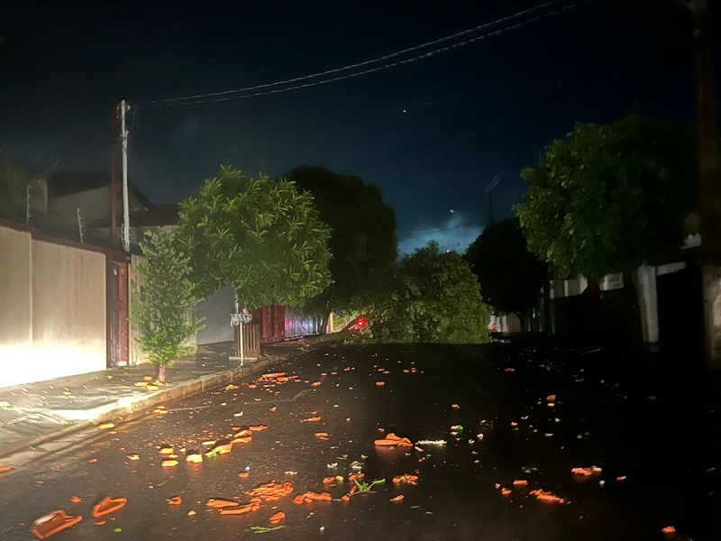 Tempestade marca o Dia de Finados em Assis e leva a prefeitura a decretar calamidade pública