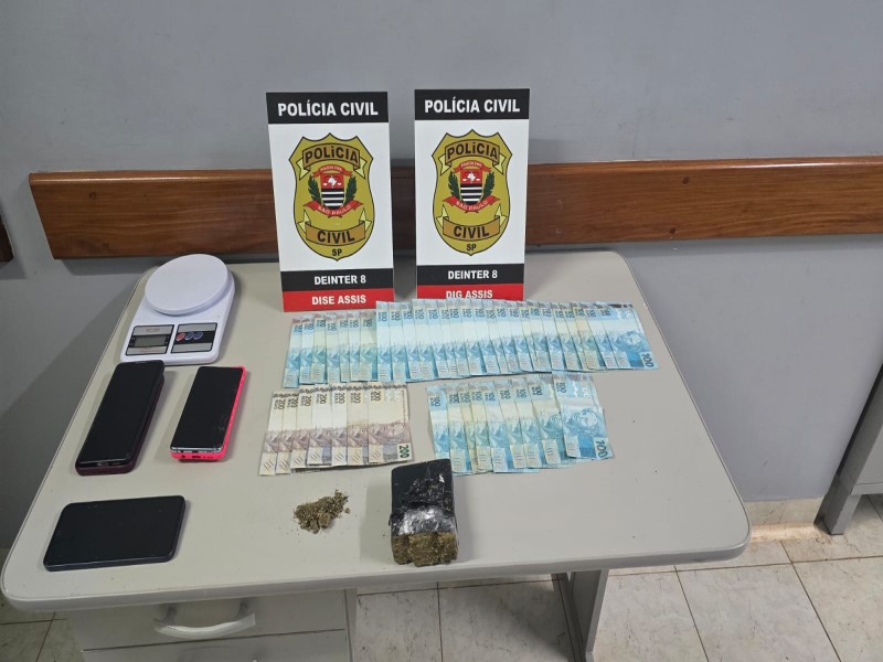 Polícia Civil realiza operação contra o tráfico e prende suspeito em Assis