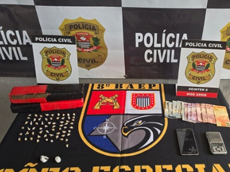 Polícia Civil e BAEP deflagram operação contra o tráfico de drogas em Assis