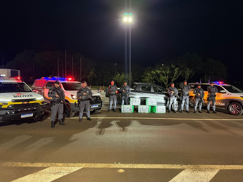 PM Rodoviária apreende mais de 265 kg de pasta base de cocaína na Raposo Tavares, em Palmital