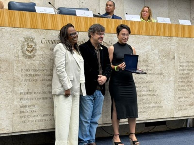 Aluna e coordenador de Biomedicina Unifio são premiados pelos Conselhos Federal e Regional