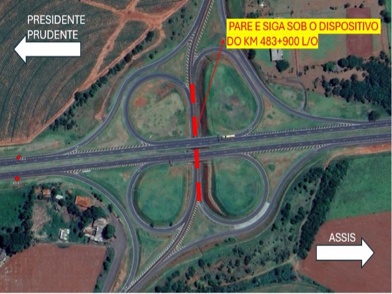 Acesso a Paraguaçu terá Pare e Siga por sete dias