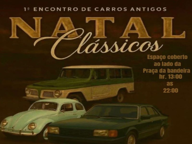 Assis recebe 1º Encontro de Natal de Carros Antigos e Jeep neste sábado, 20