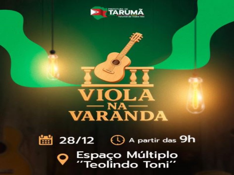 Viola na Varanda celebra a música sertaneja raiz amanhã, 28, em Tarumã