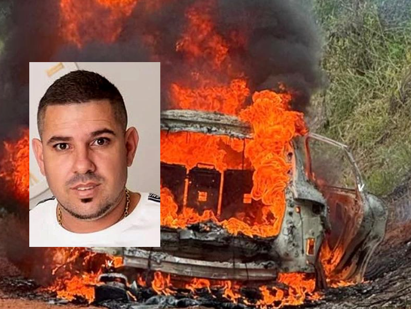 Comerciante de Marília carbonizado dentro de Porsche é identificado e crime deve virar latrocínio