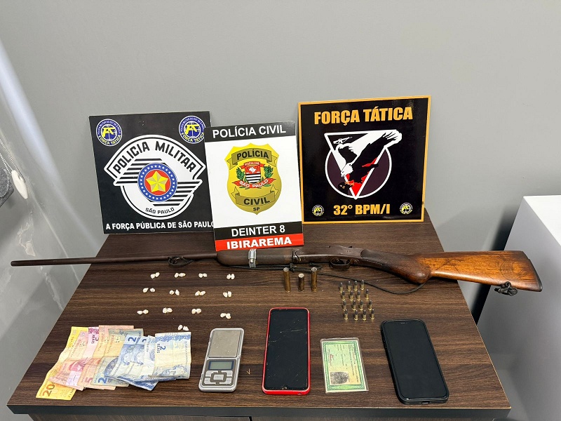 Operação Nexus desmonta rede de tráfico e prende cinco pessoas em Ibirarema