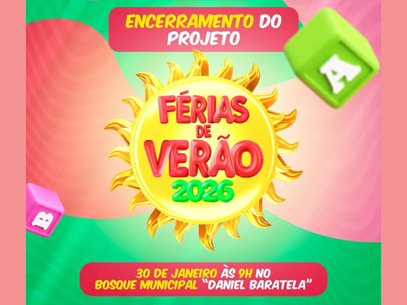 Tarumã: Encerramento do projeto Férias de Verão 2026 acontece no Bosque Municipal