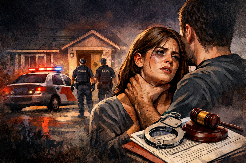 Tentativa de estrangulamento marca novo caso de violência doméstica em Assis