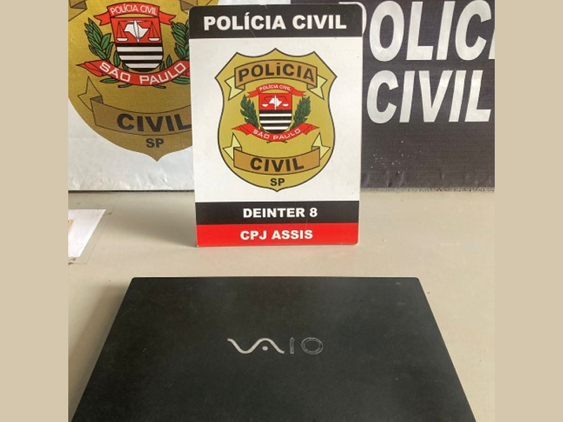 Polícia Civil recupera notebook furtado em residência na Vila Tênis Clube