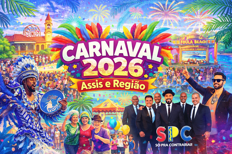 Assis e região entram no clima da folia com grandes atrações no Carnaval 2026