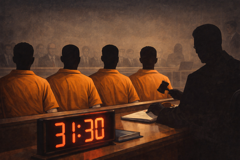 Após 31 horas e meia, júri histórico condena quatro réus a mais de 31 anos cada