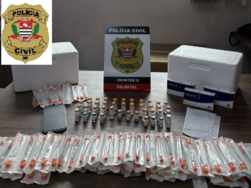 Polícia Civil apreende canetas emagrecedoras em comércio clandestino em Palmital