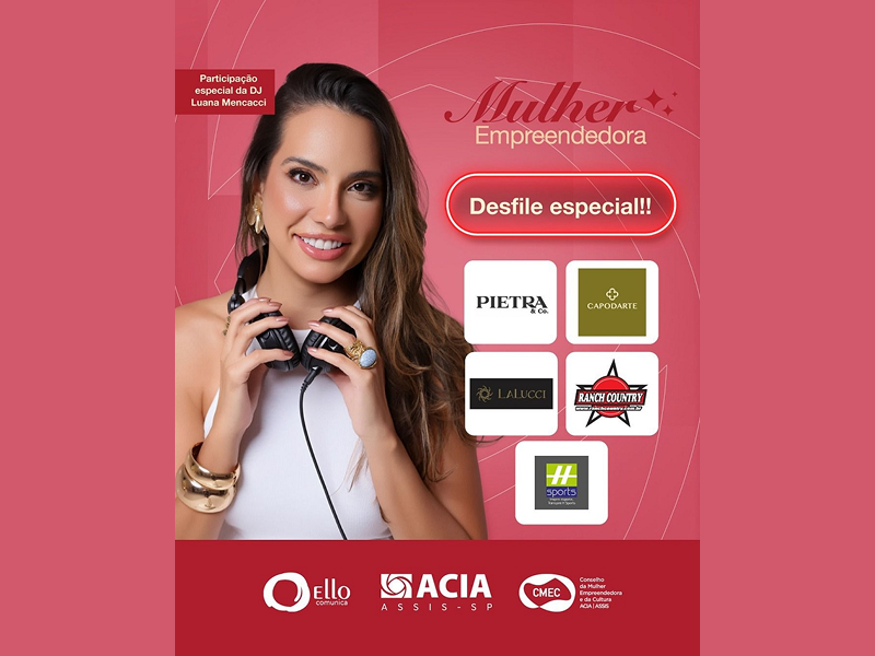 Desfile especial promete noite de alto nível no evento Mulher Empreendedora