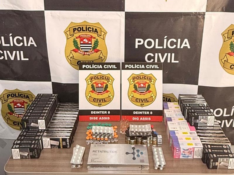 Passageiro é preso na rodoviária de Assis com cigarros eletrônicos e substâncias irregulares