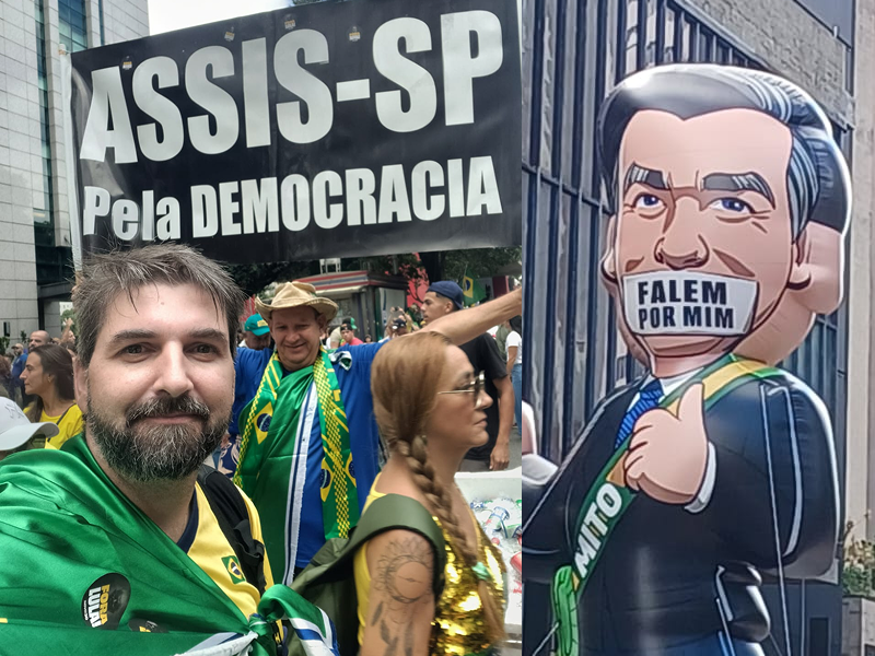 Grupo de Assis participa de ato contra o governo federal e STF, em São Paulo
