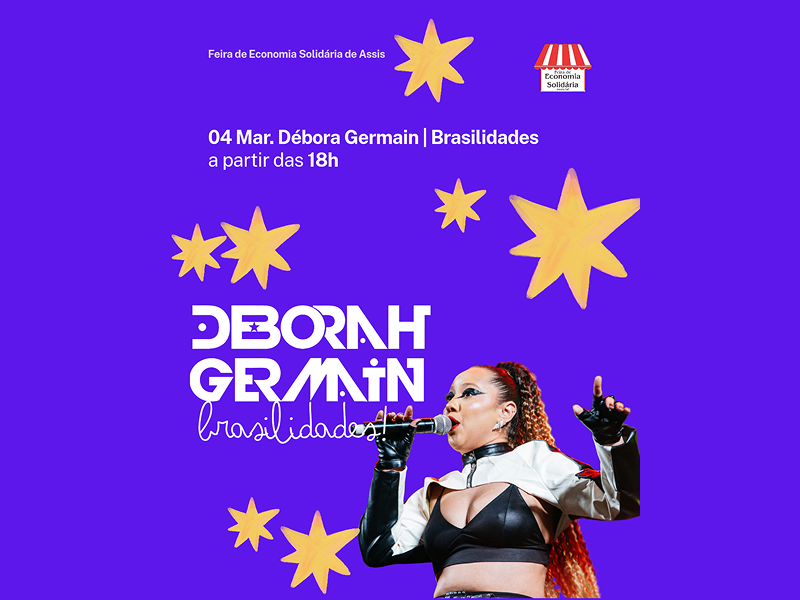 Feira de Economia Solidária em Festa será nesta quarta-feira (4) em Assis