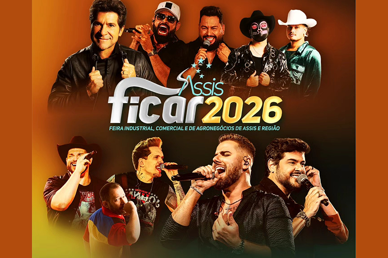 Daniel abre e Zé Neto & Cristiano encerram a Ficar 2026 em Assis