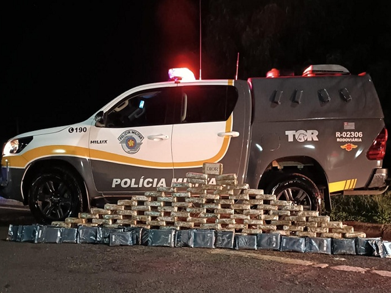 Mais de 129 kg de pasta base são apreendidos e causam prejuízo de R$ 6,5 milhões ao tráfico