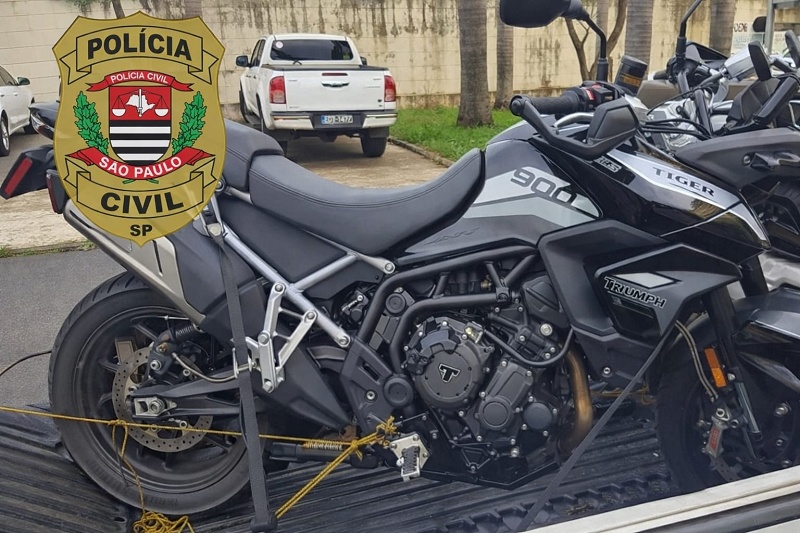 Polícia Civil apreende motocicleta, em nova fase da operação “Mãos Sujas”, em Rancharia