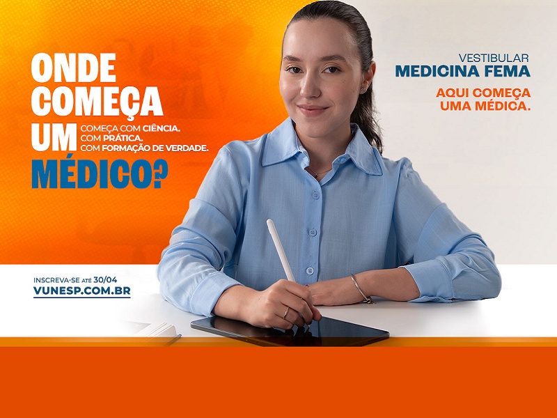 Últimos dias para se inscrever no Vestibular de Medicina da FEMA