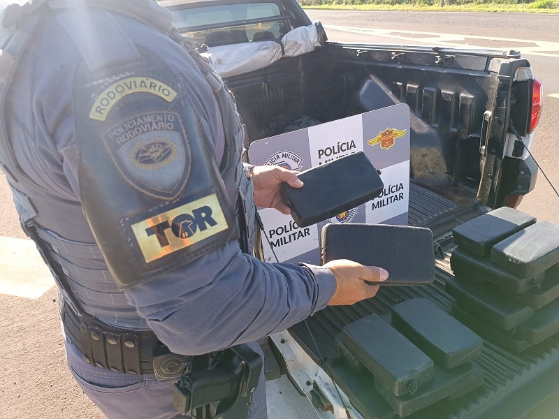 Traficante é preso com 20 kg de cocaína a caminho de Assis em operação na rodovia