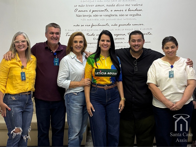 Deputada Estadual Letícia Aguiar visita Santa Casa e anuncia repasse de R$ 200 mil em emenda