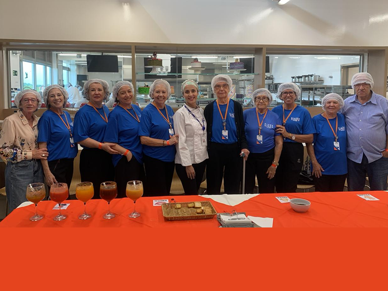 UATI-UNIFIO participou da Oficina  “Sabores e Sentidos do Brasil” no Senac