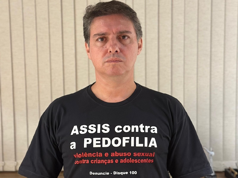 Assis contra a pedofilia: vice-prefeito reforça Maio Laranja e ações de combate à violência infantil