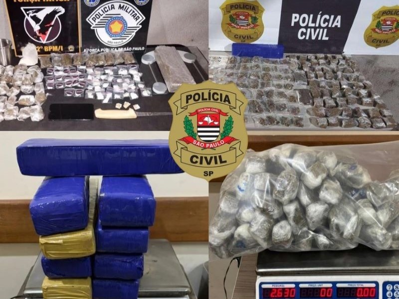 Polícia Civil realiza operação “Sócio Oculto” e prende investigado por tráfico em Assis