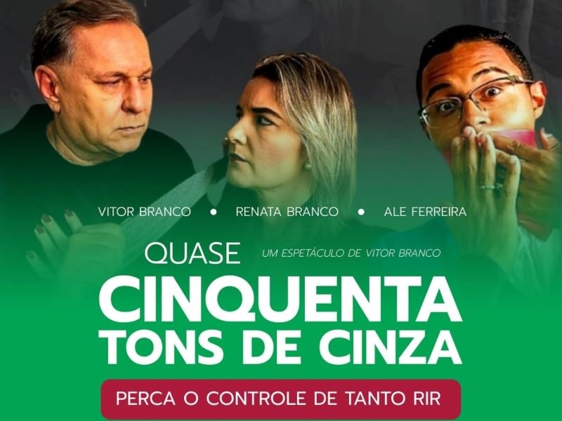 Tarumã recebe espetáculo gratuito de comédia nesta sexta-feira, 15
