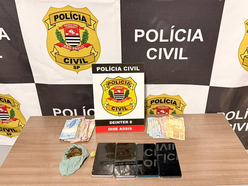 Casal é preso por tráfico em Assis; suspeito tentou jogar drogas no esgoto