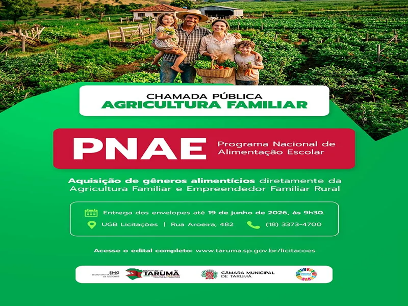 Agricultura Familiar ganha espaço no PNAE em Tarumã