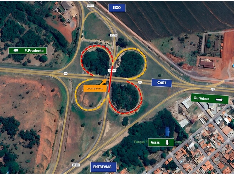 Obras em viaduto da Raposo Tavares alteram trânsito em Assis