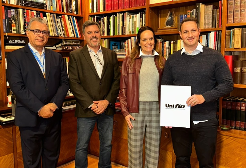 UNIFIO recebeu o deputado federal Guilherme Derrite  ex-secretário de Segurança Pública de São Paulo