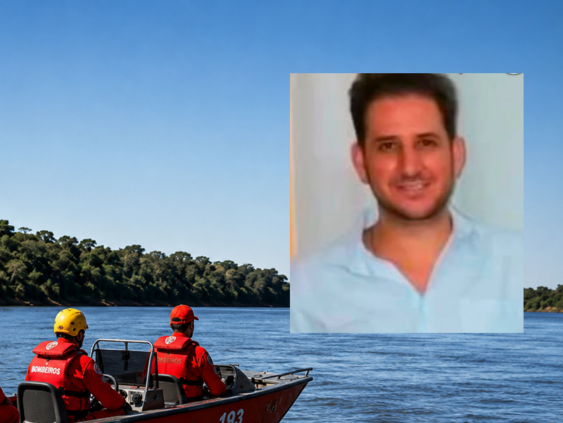 Operação é reduzida, mas Bombeiros mantêm buscas por morador de Cruzália no Rio Paranapanema