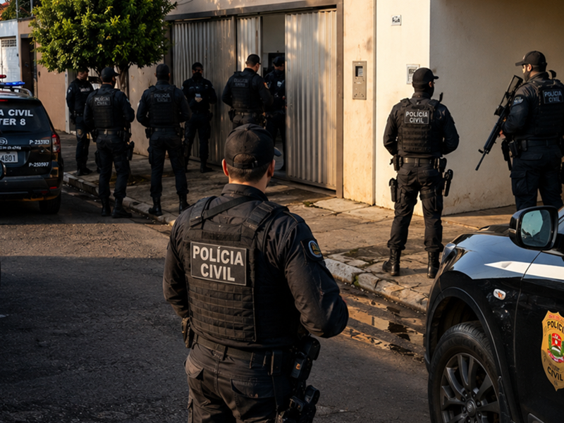 Prisões: Operação ligada a ameaça armada ao vereador Sirchia mobiliza Polícia Civil em Assis